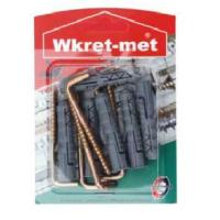 WRET-MET 9pcs ROWBLUX WITH L HOOK 8x45mm