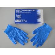 FORMEX BLUE NITRILE GLOVES SMALL/100PC