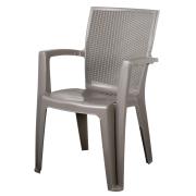 GIAVA OUTDOOR CHAIR 58X61X87CM - TAUPE