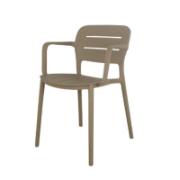 ERICA OUTDOOR CHAIR - TAUPE