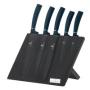 BERLINGER HAUS SET OF 6 KNIVES WITH BLUE STAND 