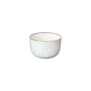 BOWL WHITE WITH BLACK SPECKLES 11X11CM
