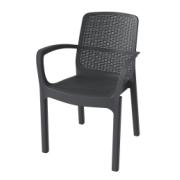 TOOMAX NUMANA OUTDOOR CHAIR - ANTHRACITE