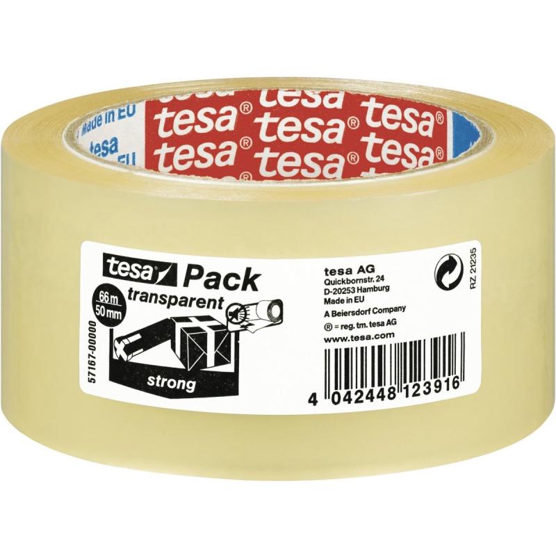 Tape Packing Tape TESA Extra Wide 66mx50mm Clear