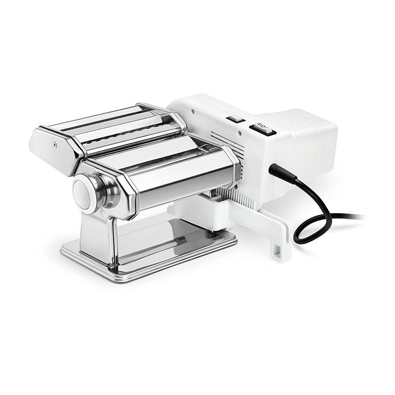 8541978596 Shule Electric Pasta Maker Machine with Motor Set Stainless  Steel Pasta Roller Machine Silver