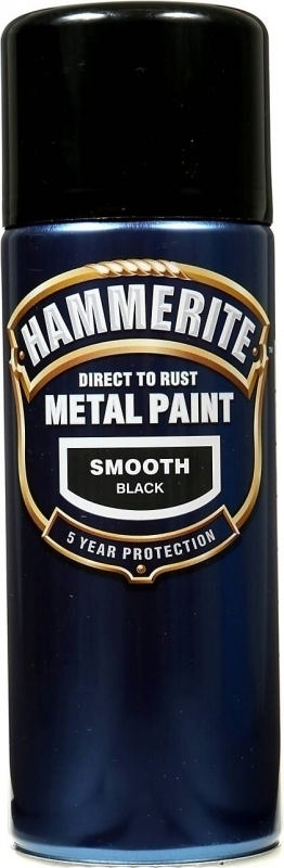 HAMMERITE SMOOTHRITE AERO BLACK 400ML