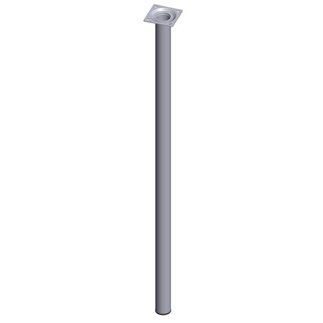 ROUND STEEL LEG 70CM CHROME 11