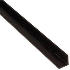 PVC ANGLE PROFILE 25MM BLACK