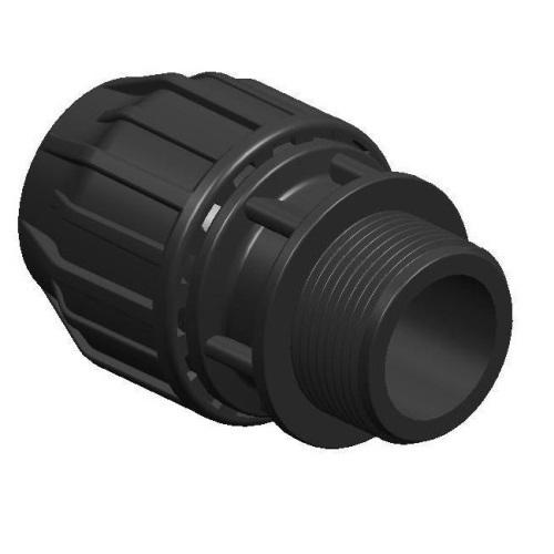 ADAPTOR PE MALE 25X1M