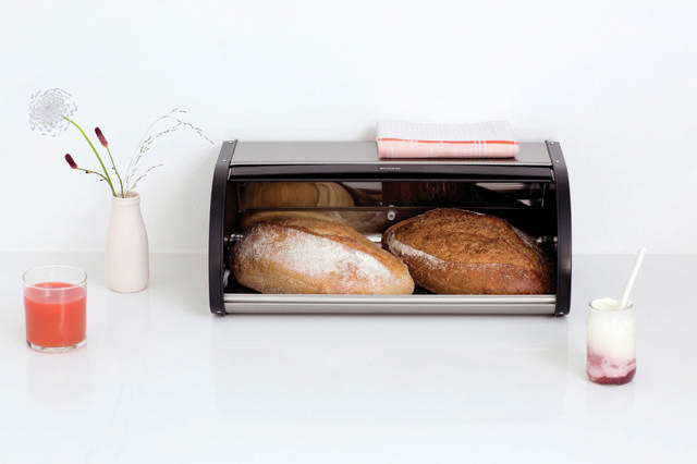 BRABANTIA BREAD BIN MATT STEEL