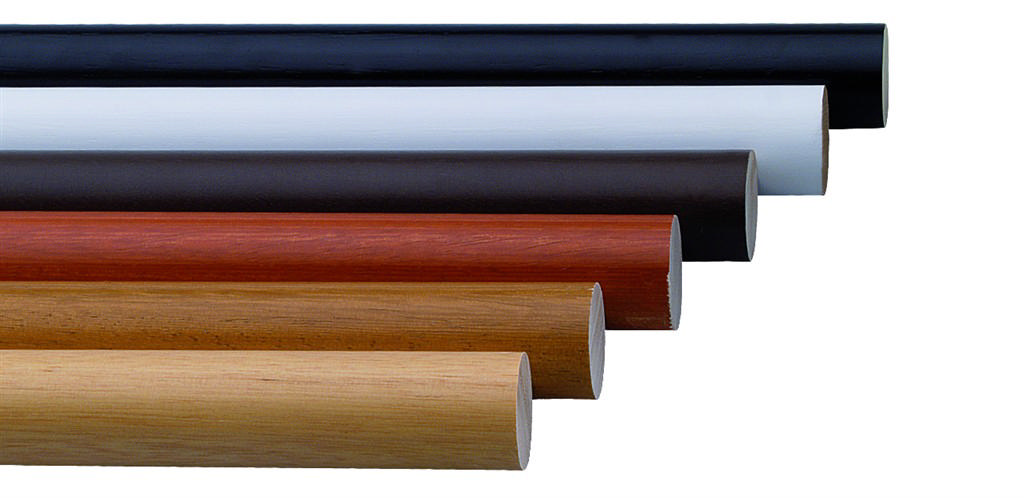 CURTAIN ROD 30MMX1.40M CHERRY