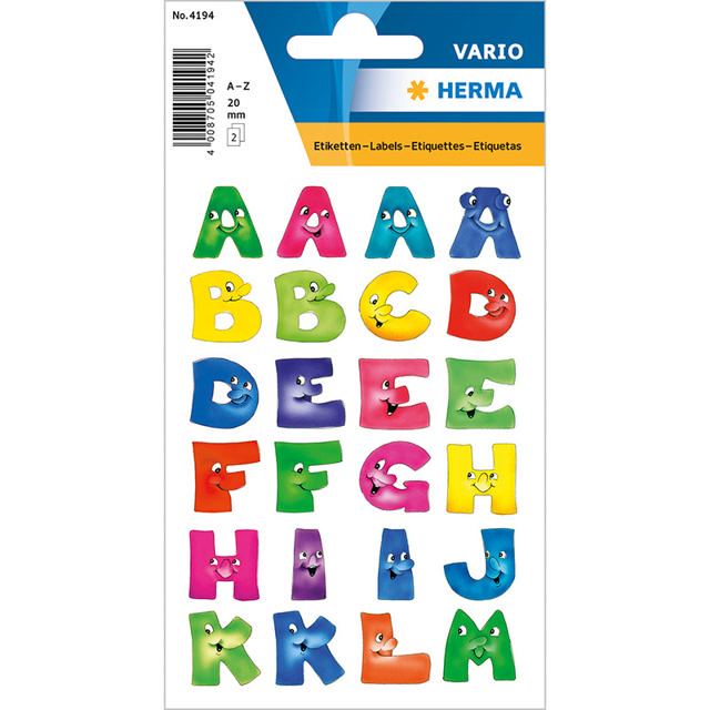 HERMA 4194 LATIN A-Z CARTOON L