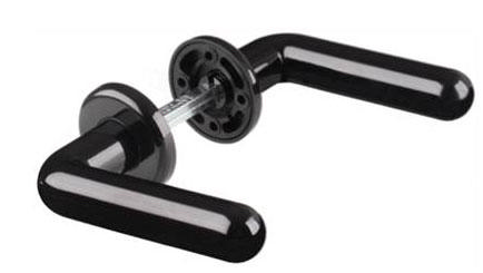 DOOR HANDLE PLASTIC BLACK