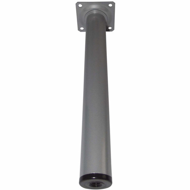 ROUND STEEL LEG 40CM GREY 1110