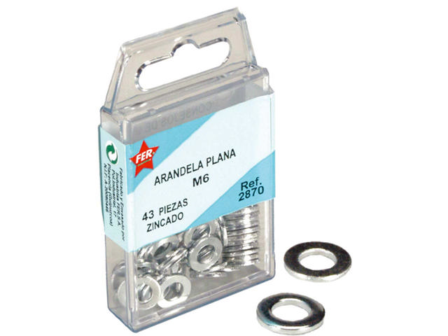 FER 90PCS FLAT WASHER M4       