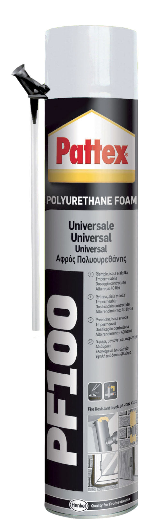 PATTEX PF100 SCHIUMOFIX ΑΦΡΟΣ ΠΟΛΥΟΥΡΕΘΑΝΗΣ 750ML