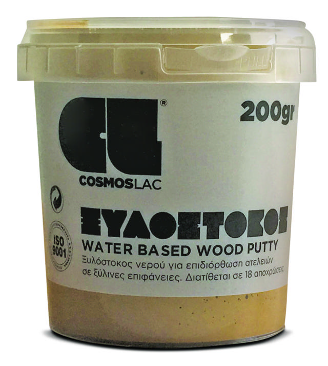 COSMOSLAC WOOD PUTTY ΚΑΡΥΔΙΑ ΞΥΛΟΣΤΟΚΟΣ 200GR