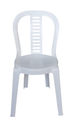 CHAIR CLUB WΙΤOUT ARMS WHITE