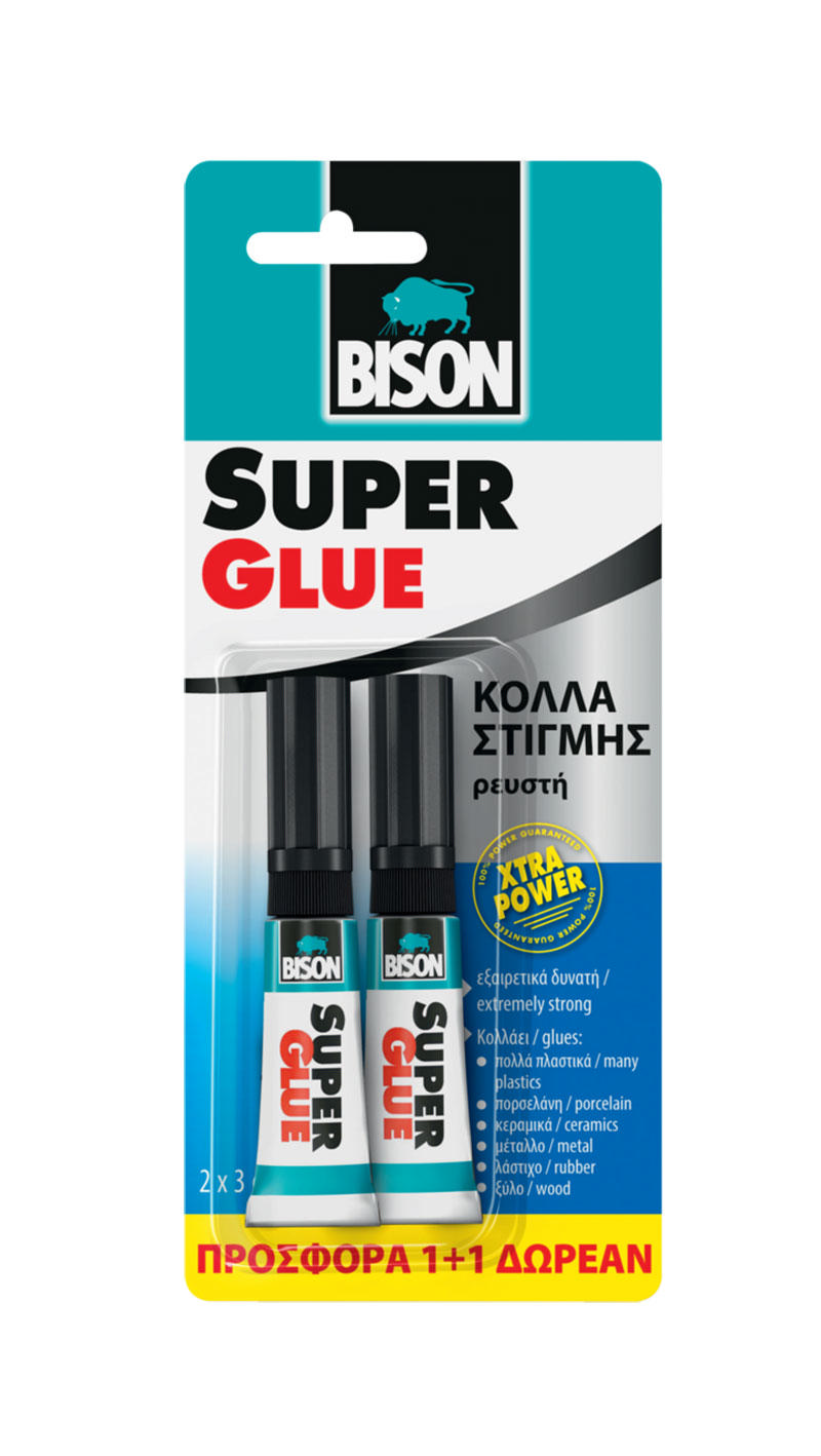 BISON ΚΟΛΛΑ ΣΤΙΓΜΗΣ 1+1 2X3GR