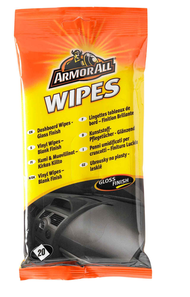 ARMOR ALL  WIPES FLOWPACK DASHBOARD GLOSS