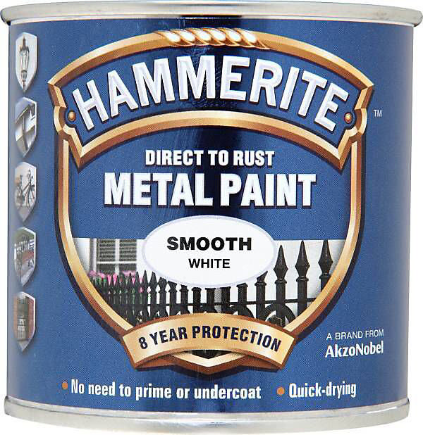 HAMMERITE SMOOTH WHITE 250ML