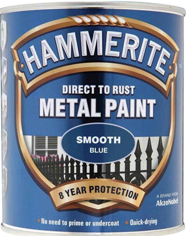 HAMMERITE SMOOTH ΜΠΛΕ 750ML