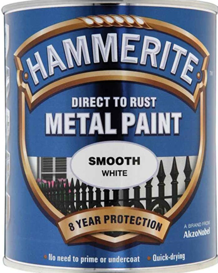 HAMMERITE SMOOTH WHITE 750ML