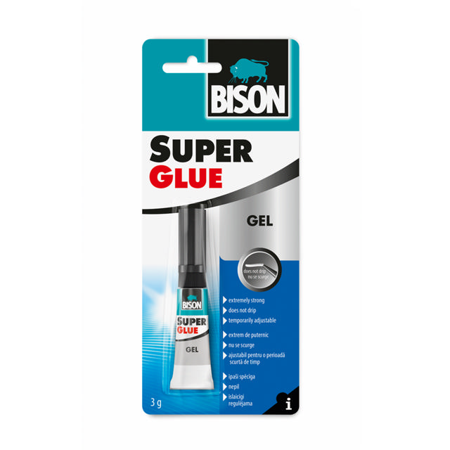 BISON SUPER GLUE GEL 3GR