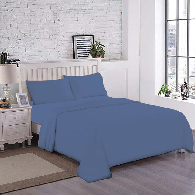 WINTER BED SHEET SET PLAIN 3 FEET 6 ASSORTED COLORS