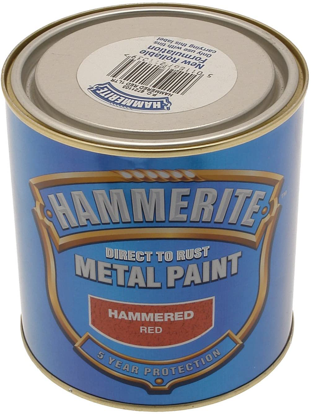 HAMMERITE HAMMERED RED 750ML