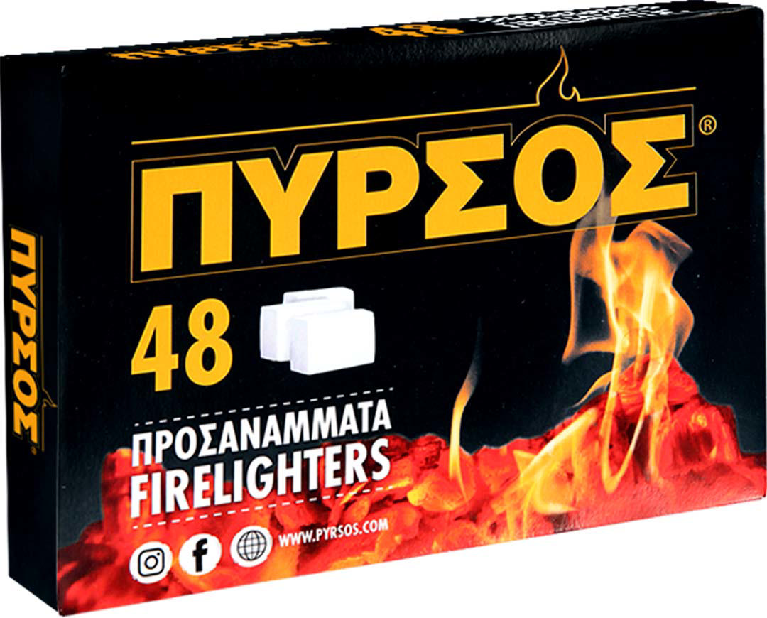 PYRSOS FIRE LIGHTERS 48 PCS