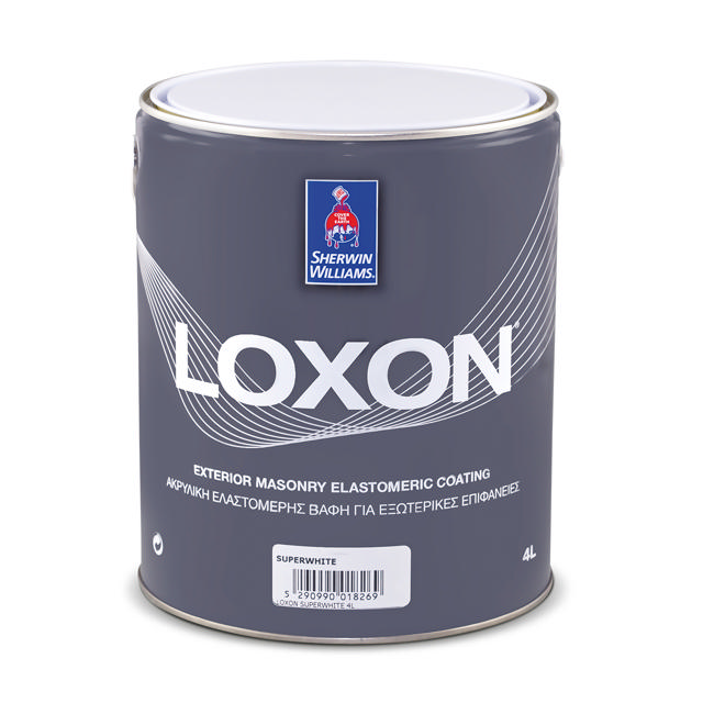 SHERWIN-WILLIAMS® LOXON® EXTRA WHITE ΕΛΑΣΤΟΜΕΡΗΣ ΑΚΡΥΛΙΚΗ ΒΑΦΗ 1L