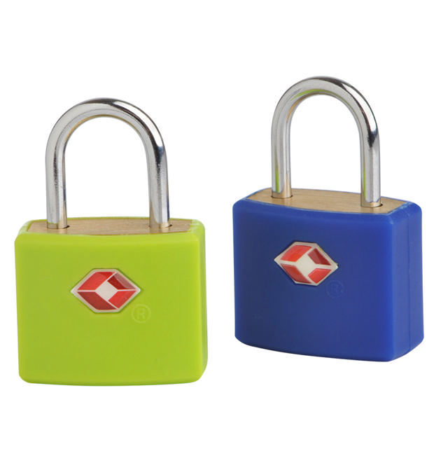 TRAVEL BLUE COLOURED TSA SUITCASE PADLOCK 