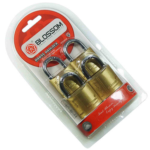 BLOSSOM 4PCS PADLOCK 30MM