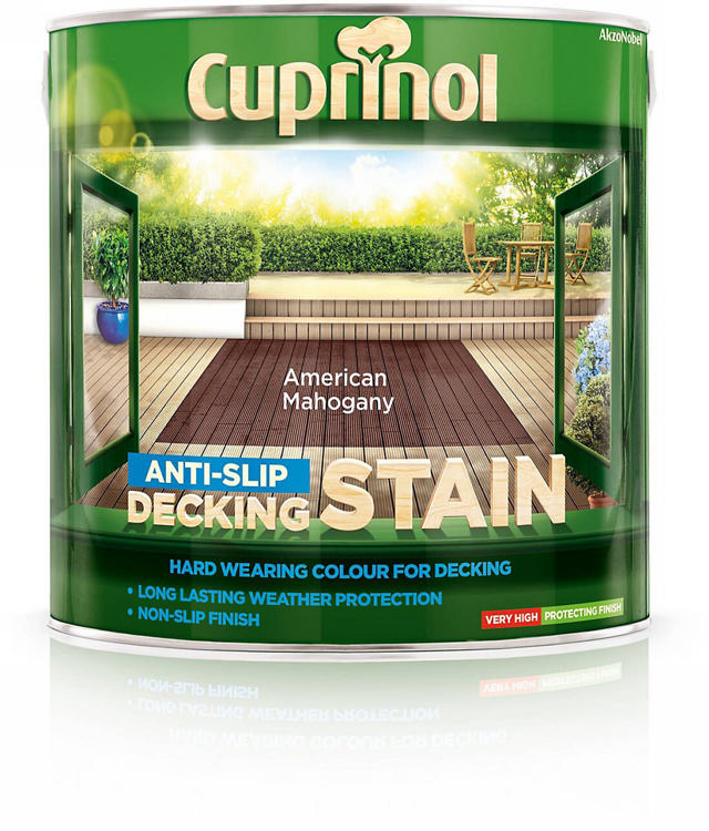 CUPRINOL ULTRA TOUGH AMERICAN MAHOGANY ANTI SLIP DECKING STAIN 2.5L