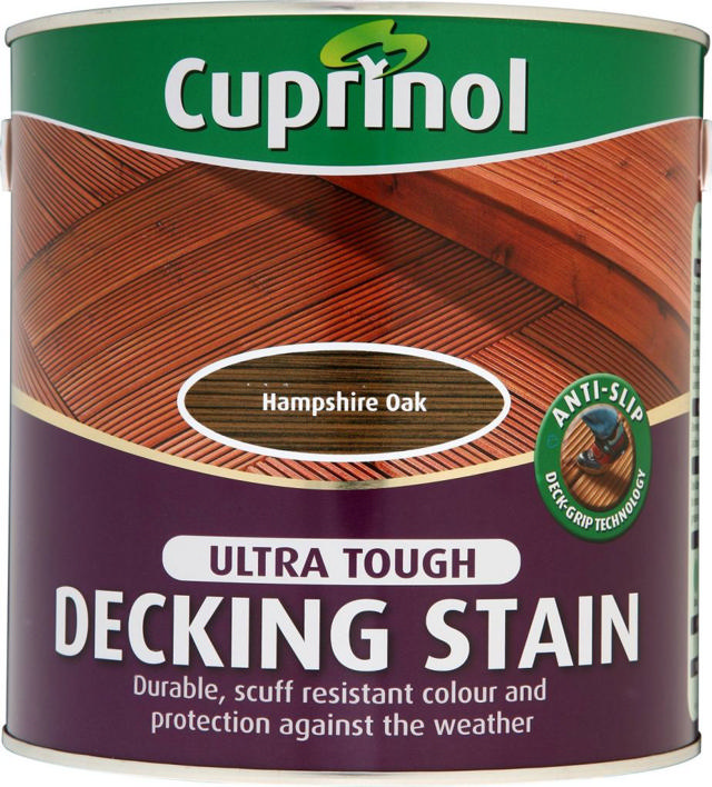 CUPRINOL HAMPSHINE OAK ULTRA TOUGH ANTI SLIP DECKING STAIN 2.5L