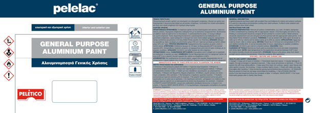 PELELAC GENERAL PURPOSE ALUMINIUM PAINT 4L