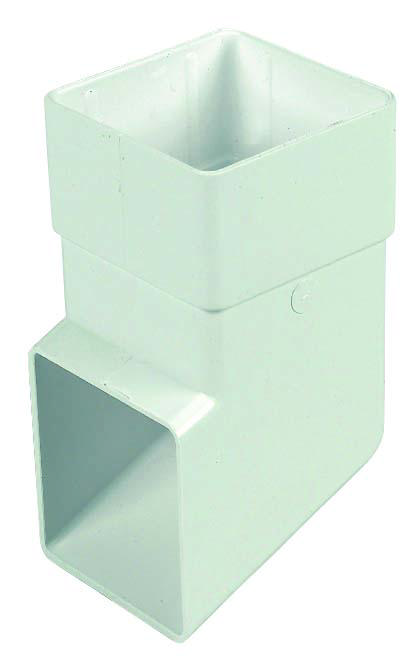 FLOPLAST  SQUARE GUTTER DOWNPIPE SHOE 65MM