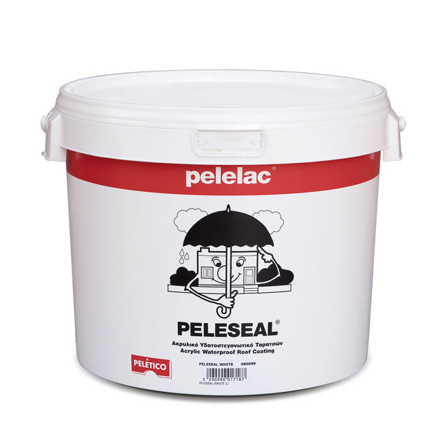 PELESEAL® ΑΚΡΥΛΙΚΟ ΥΔΑΤΟΣΤΕΓΑΝΩΤΙΚΟ ΤΑΡΑΤΣΩΝ ΛΕΥΚΟ 10L