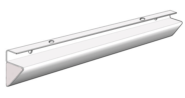 RAIL BRACKET 60CM WHITE