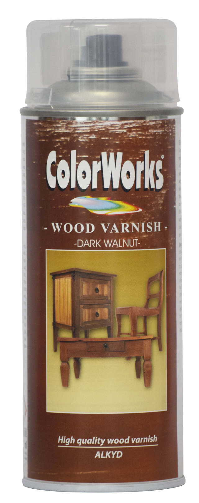 MOTIP COLORWORKS WOOD VARNISH DARK WALNUT 400ML