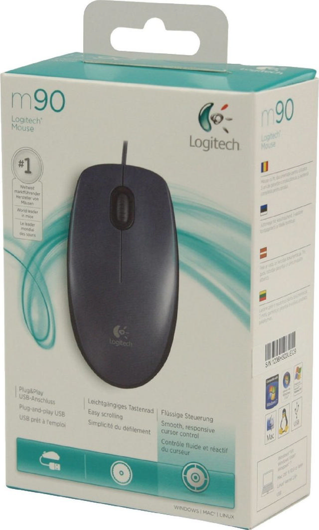 LOGITECH WIRED MOUSE M90