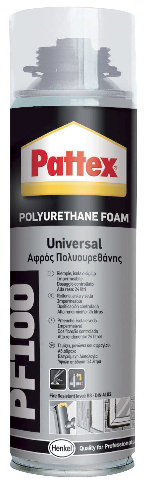 PATTEX PF100 SCHIUMOFIX ΑΦΡΟΣ ΠΟΛΥΟΥΡΕΘΑΝΗΣ 500ML