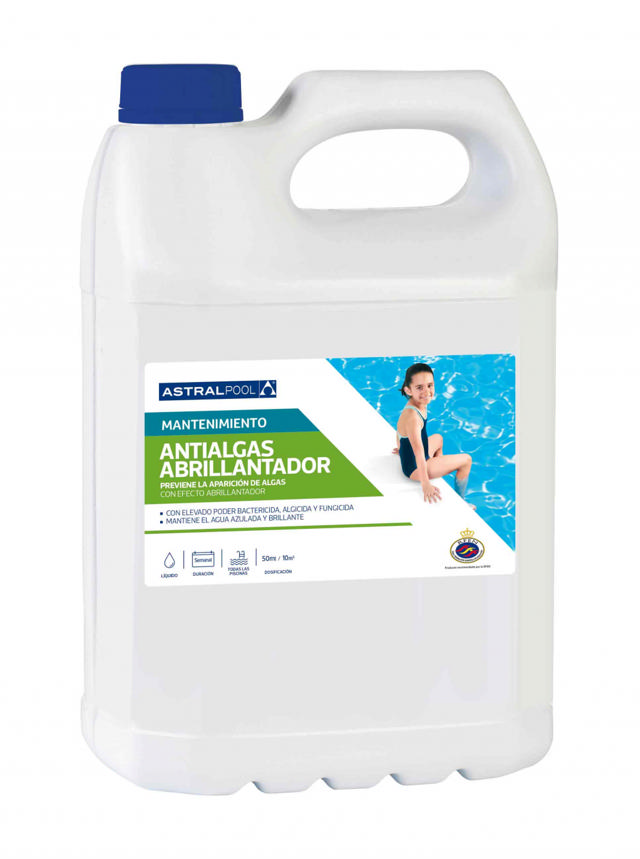 ASTRALPOOL ALGAECIDE WITH BRIGHTENER 5L