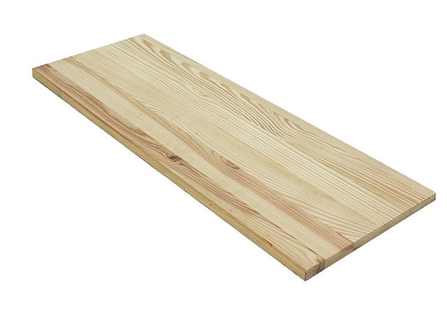 PINE WOOD SHELF REDWOOD 18MM 80CM X 40CM