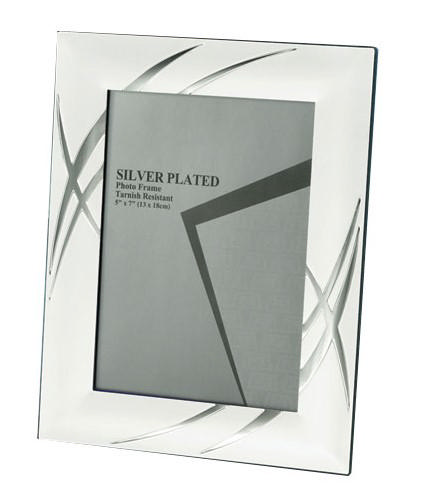 SILVER PHOTO FRAME 4''X6'' 10X15CM