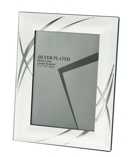 SILVER PHOTO FRAME 8''X10'' 20X25CM