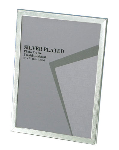 SILVER PHOTO FRAME 8''X10'' 20X25CM