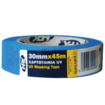 HPX MASKING UV TAPE BLUE 30MMX45M