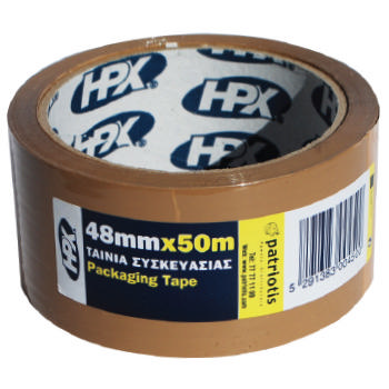 HPX PP TAPE BROWN 48MMX50M